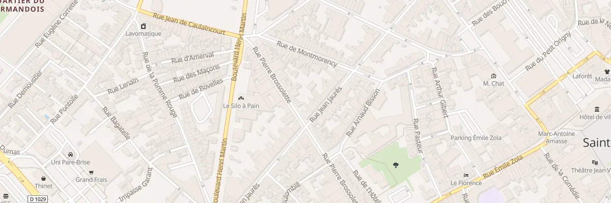 Plan du 38 Rue Jean Jaurès à Saint-Quentin