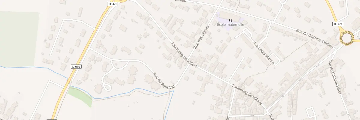 Plan du 23 Fg de Villiers à Charly-sur-Marne