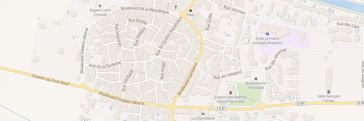 Plan du 9 Rue Victor Hugo à Villeneuve-lès-Béziers