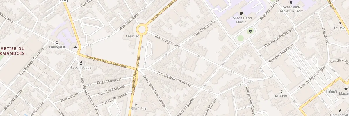 Plan du 29 Rue Chantrelle à Saint-Quentin
