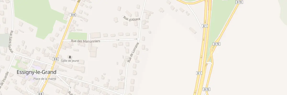 Plan du 14 Rue de Lorraine à Essigny-le-Grand