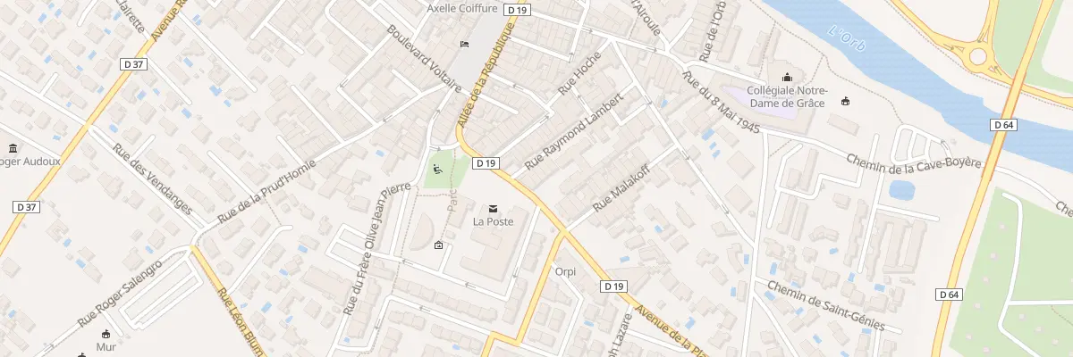 Plan du 4 Rue Raymond Lambert à Sérignan