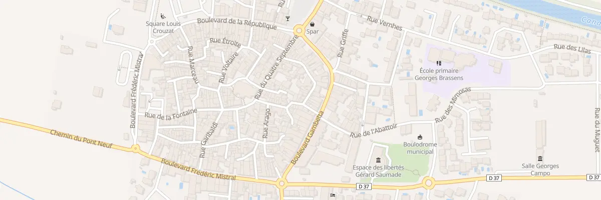 Plan du 22B Rue Victor Hugo à Villeneuve-lès-Béziers