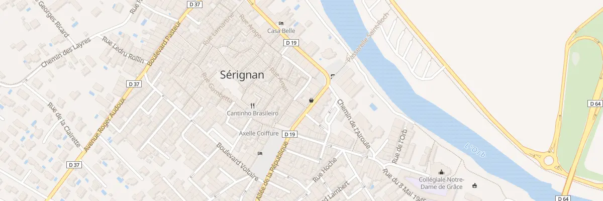 Plan du 2B Rue Amat à Sérignan