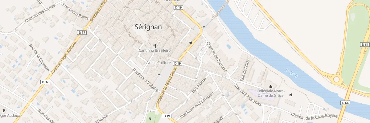 Plan du 5742 Rue du 11 Novembre 1918 à Sérignan