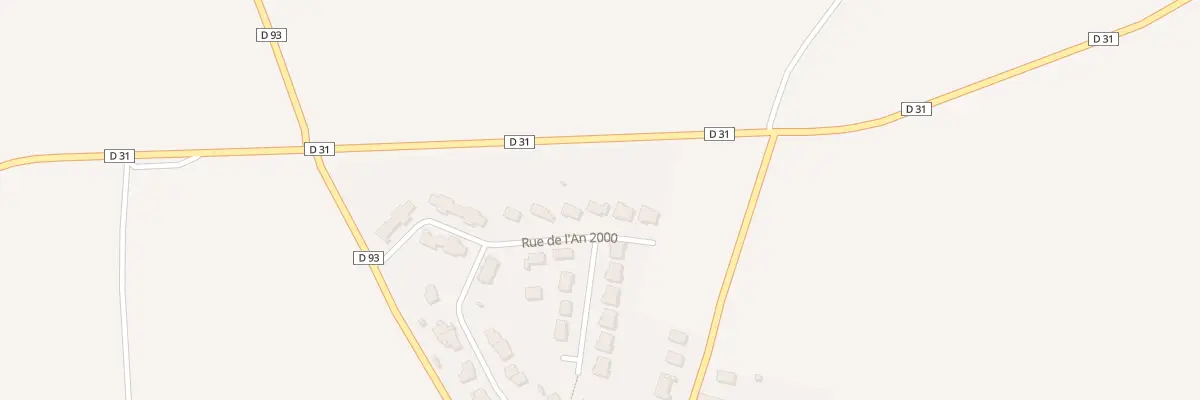 Plan du 7 Rue de l’An 2000 à Lehaucourt