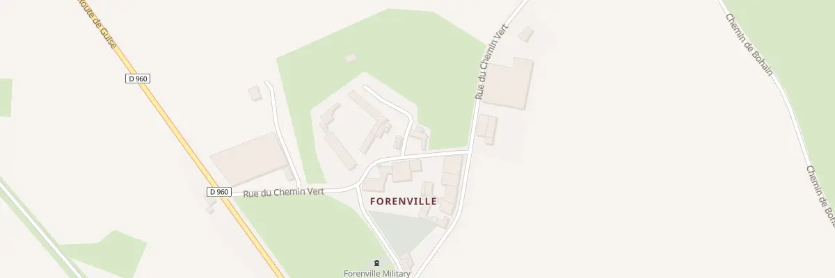 Plan du 7 Rue du Chem Vert à Séranvillers-Forenville