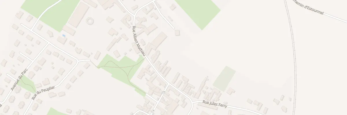 Plan du 16 Rue Albert Mathieu à Awoingt