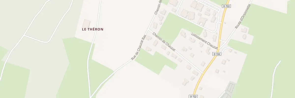 Plan du 1 Rue de Chauzat Bas à Nonette-Orsonnette
