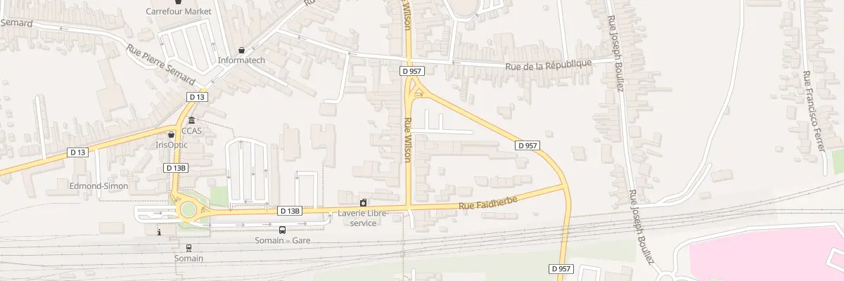 Plan du 39 Rue Wilson à Somain