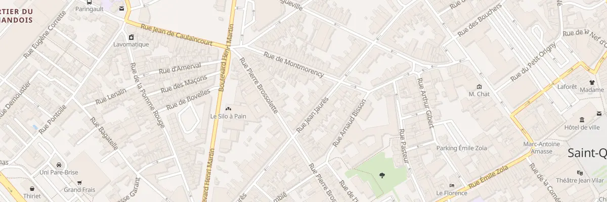 Plan du 32 Rue Jean Jaurès à Saint-Quentin