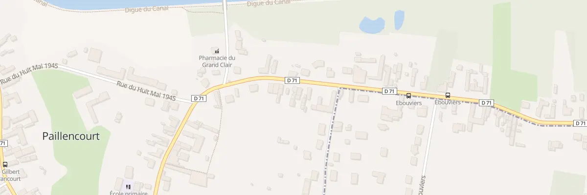 Plan du 38 Rue d’Estrun à Paillencourt