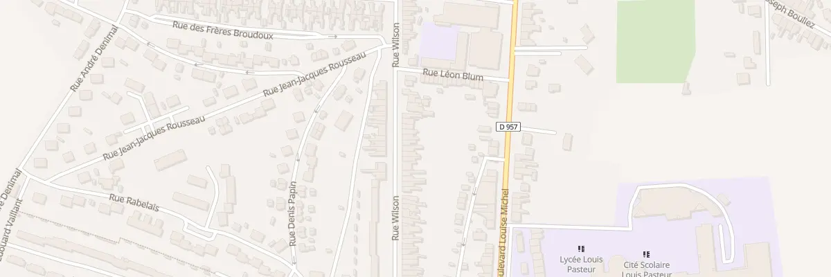 Plan du 183 Rue Wilson à Somain