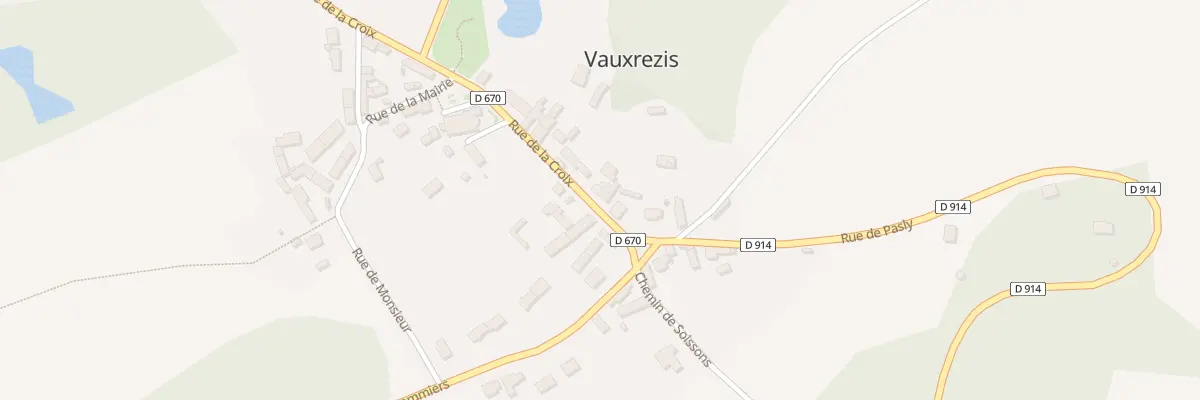 Plan du 4 Rue de la Croix à Vauxrezis