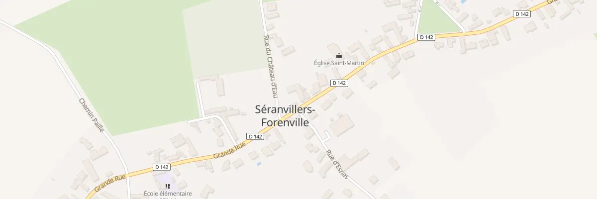 Plan du 42 Grand Rue à Séranvillers-Forenville