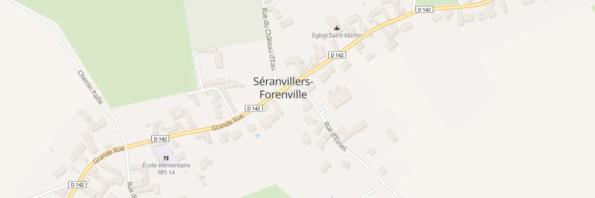 Plan du 45 Gr Gd Rue à Séranvillers-Forenville