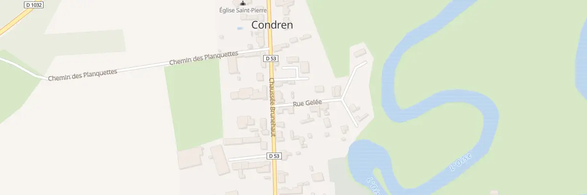 Plan du 127 Chs Brunehaut à Condren