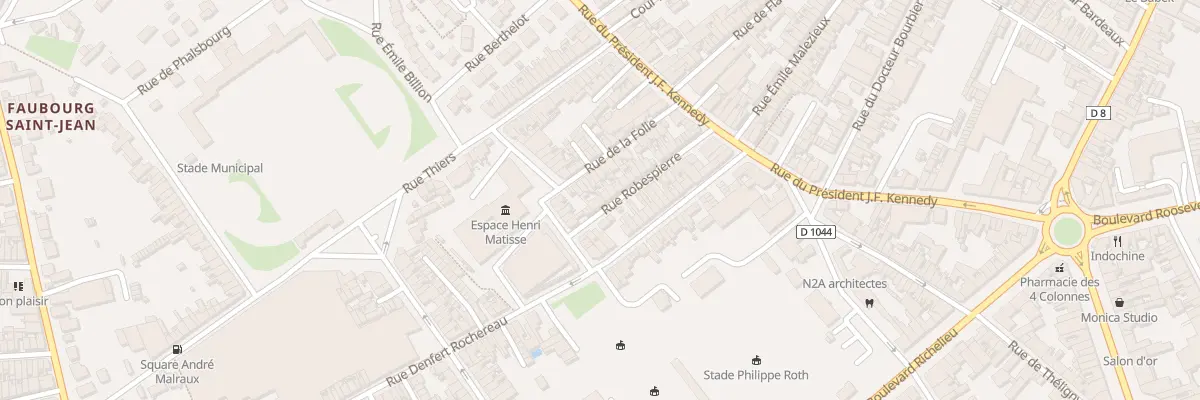 Plan du 28 Rue Robespierre à Saint-Quentin