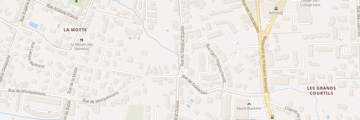 Plan du 78B Rue General Dubois à Sens