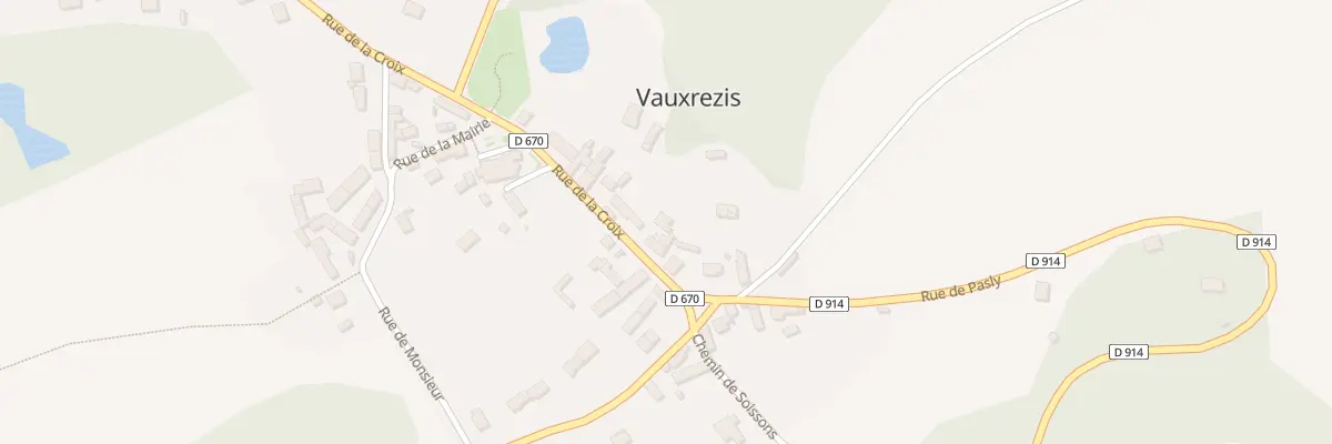 Plan du 6 Rue de la Croix à Vauxrezis