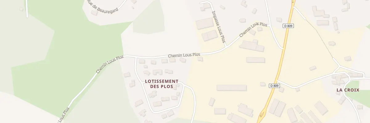 Plan du 355 Che Lous Plos à Peyre en Aubrac