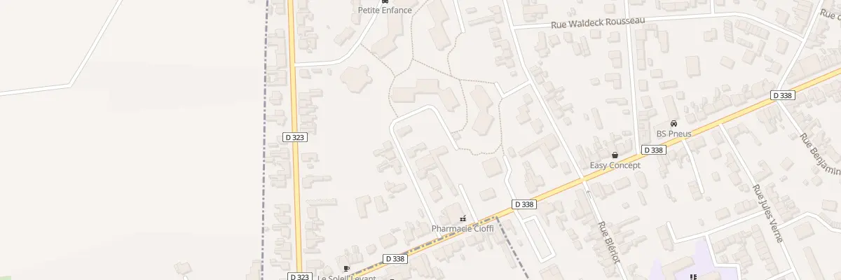 Plan du 10 Rue du Pommelotier à Tergnier