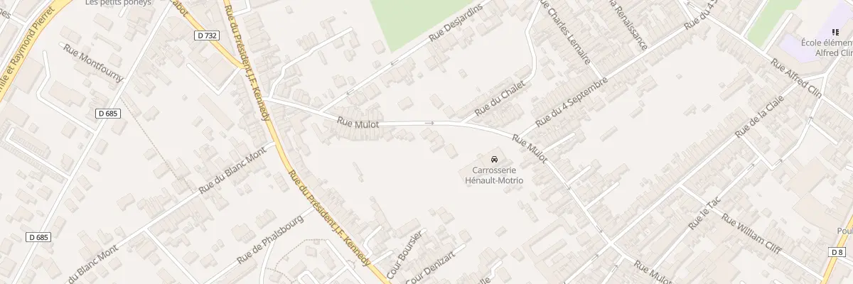 Plan du 75 Rue Mulot à Saint-Quentin