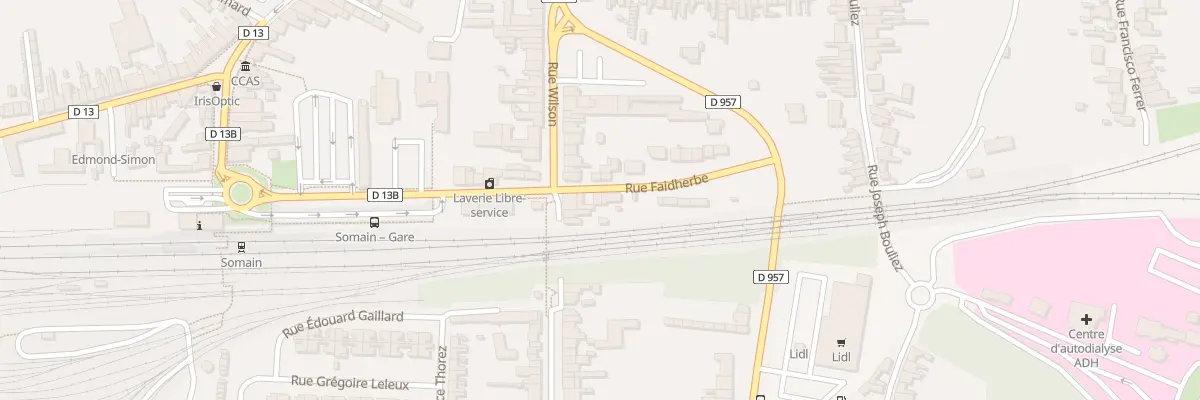 Plan du 38 Rue Faidherbe à Somain