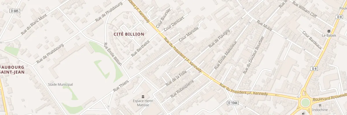 Plan du 71B Rue du President J F Kennedy à Saint-Quentin