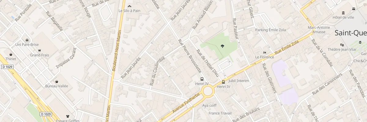 Plan du 65 Rue Pierre Brossolette à Saint-Quentin