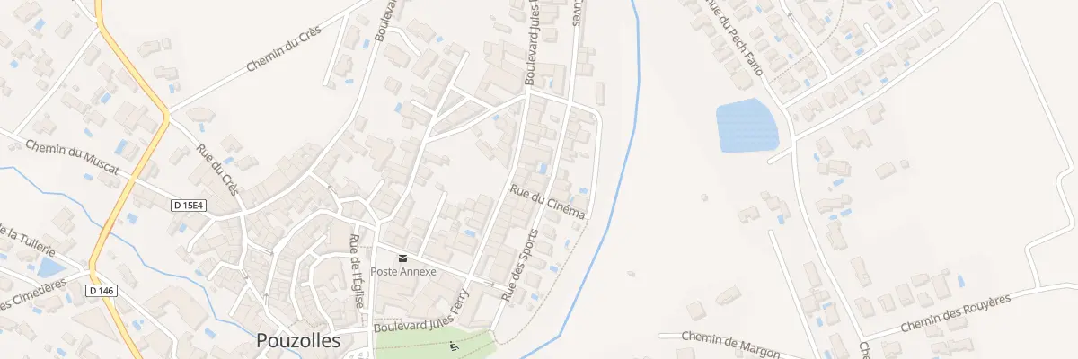 Plan du 2 Rue de la Distillerie à Pouzolles