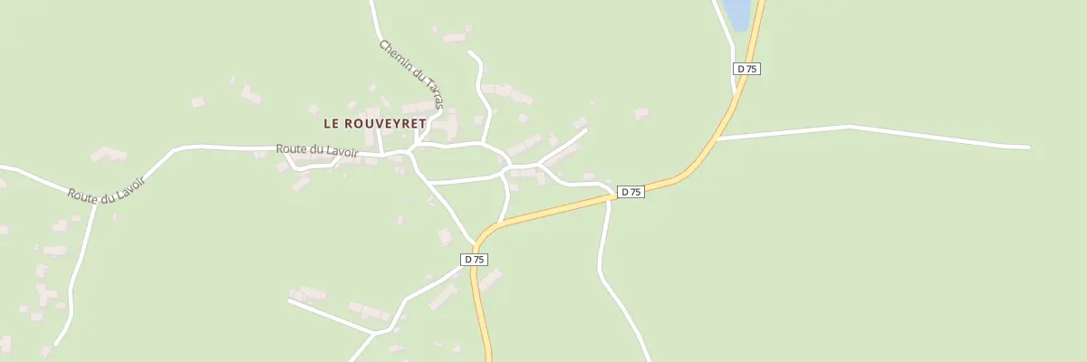 Plan du 5074 Le Rouveyret à Blavignac