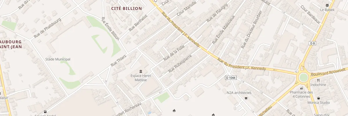 Plan du 17 Rue de la Folie à Saint-Quentin