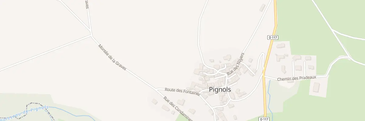 Plan du 3 Rle de Fontvieille à Pignols