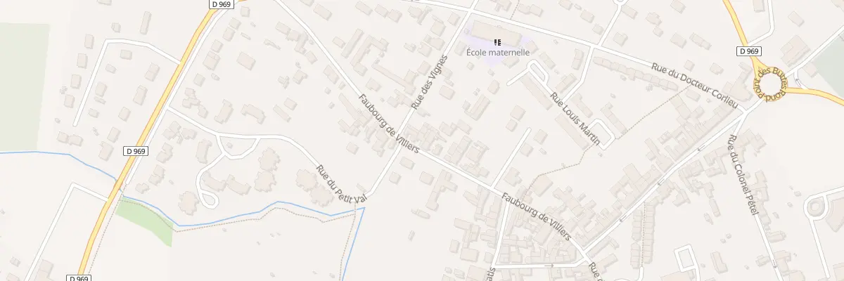 Plan du 22 Fg de Villiers à Charly-sur-Marne