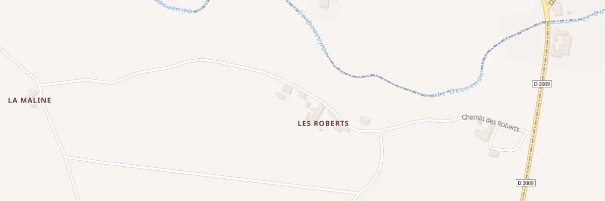Plan du 11 Che des Roberts à Saulcet