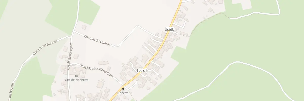 Plan du 25 Rue Jean Amariton à Nonette-Orsonnette