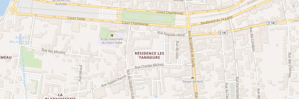 Plan du 3 Rue Charles Michels à Sens