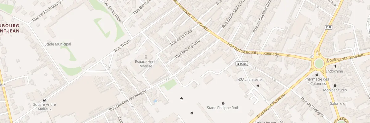 Plan du 32 Rue Denfert Rochereau à Saint-Quentin