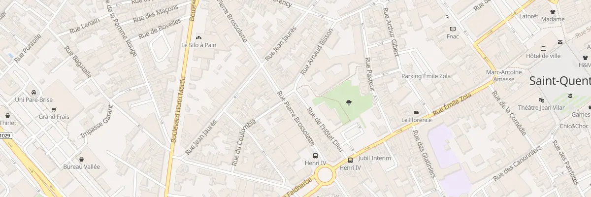 Plan du 39 Rue de l’Hôtel Dieu à Saint-Quentin