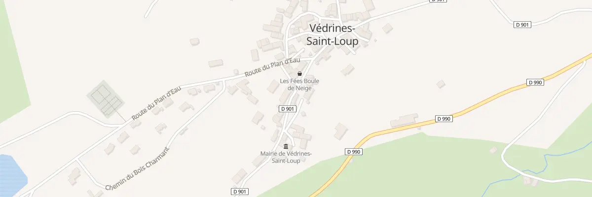 Plan du 2 Pl du Lavoir à Védrines-Saint-Loup
