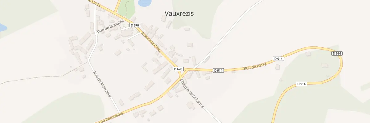 Plan du 1 Rue de Pasly à Vauxrezis