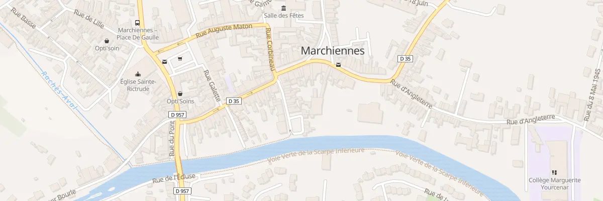 Plan du 13 Rue de l’Abreuvoir à Marchiennes