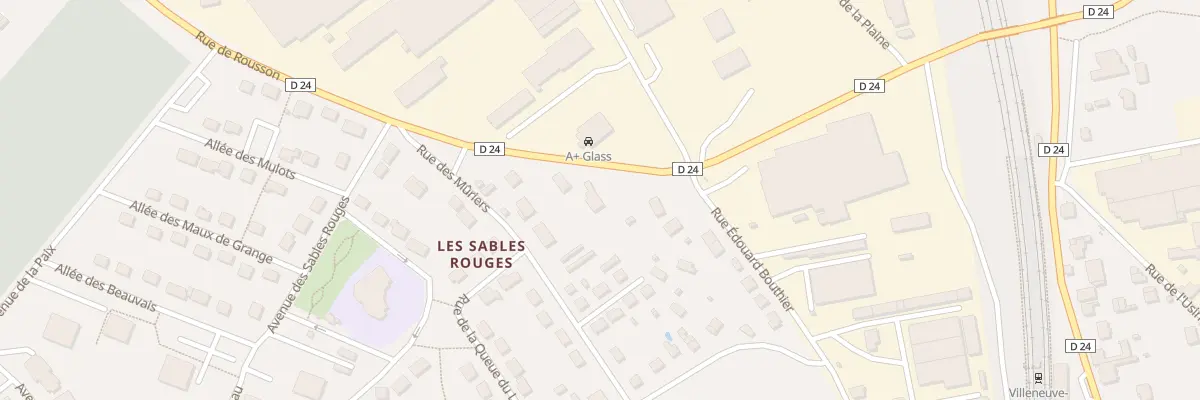 Plan du 47 Rue de Rousson à Villeneuve-sur-Yonne