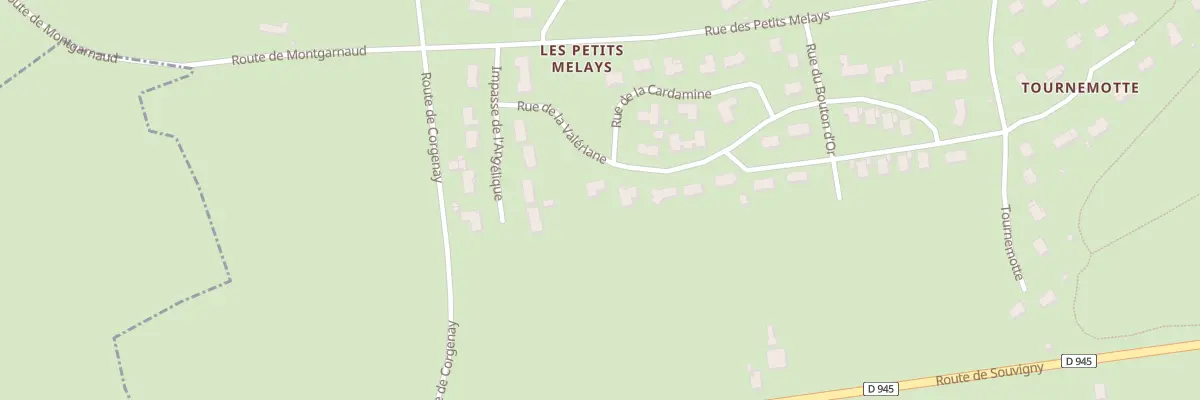 Plan du 3 Rue de la Valériane à Neuvy
