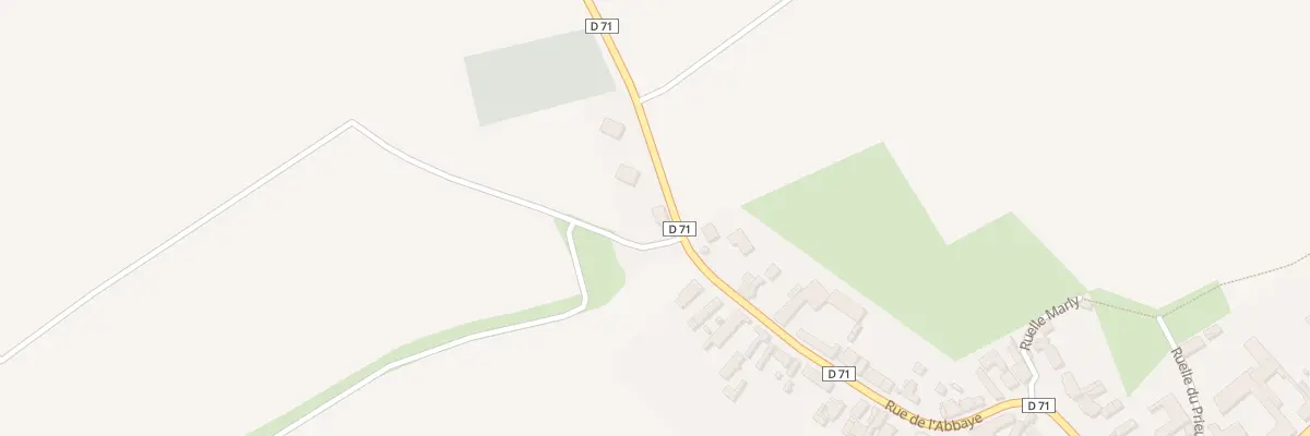 Plan du 36 Rue de l’Abbaye à Estrées