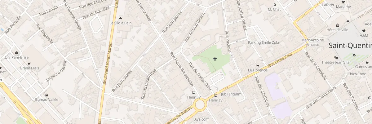 Plan du 98 Rue Pierre Brossolette à Saint-Quentin