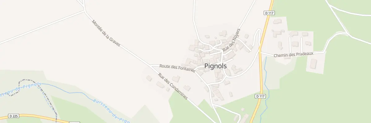 Plan du 3 Rle de Fontvieille à Pignols