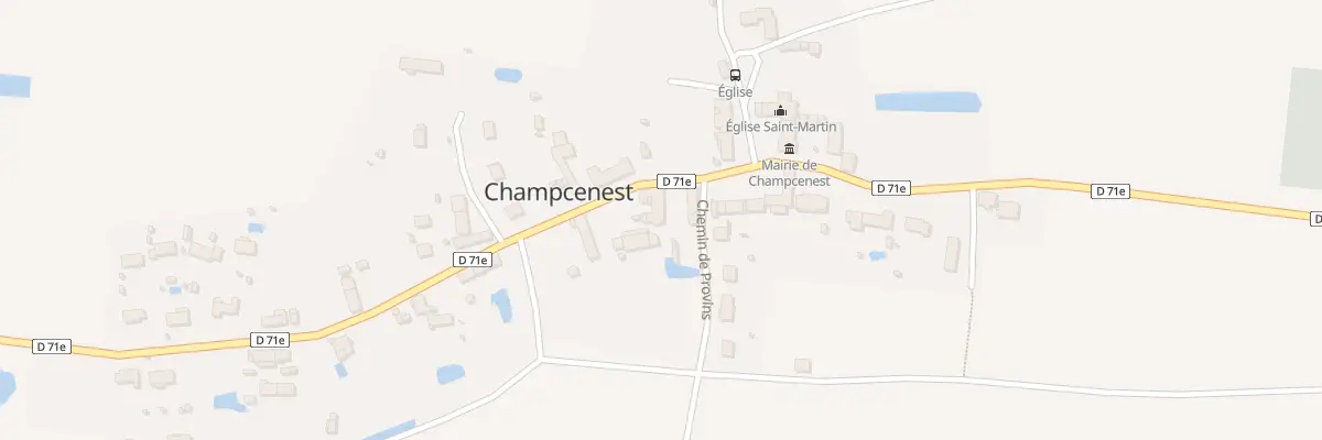 Plan du 23 Av des Peupliers à Champcenest