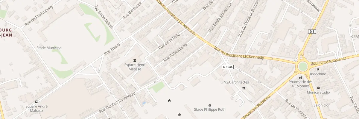 Plan du 24 Rue Denfert Rochereau à Saint-Quentin
